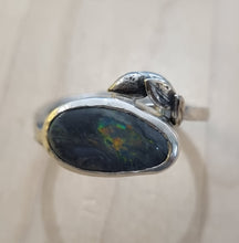 Load image into Gallery viewer, Australian Lightning Ridge Opal Ring
